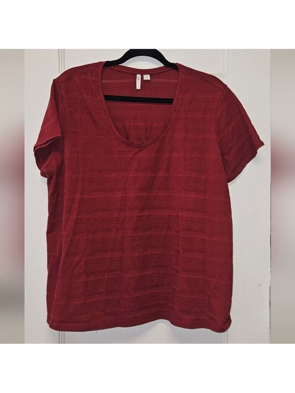 Cato Rich Burgundy Short Sleeve Tee